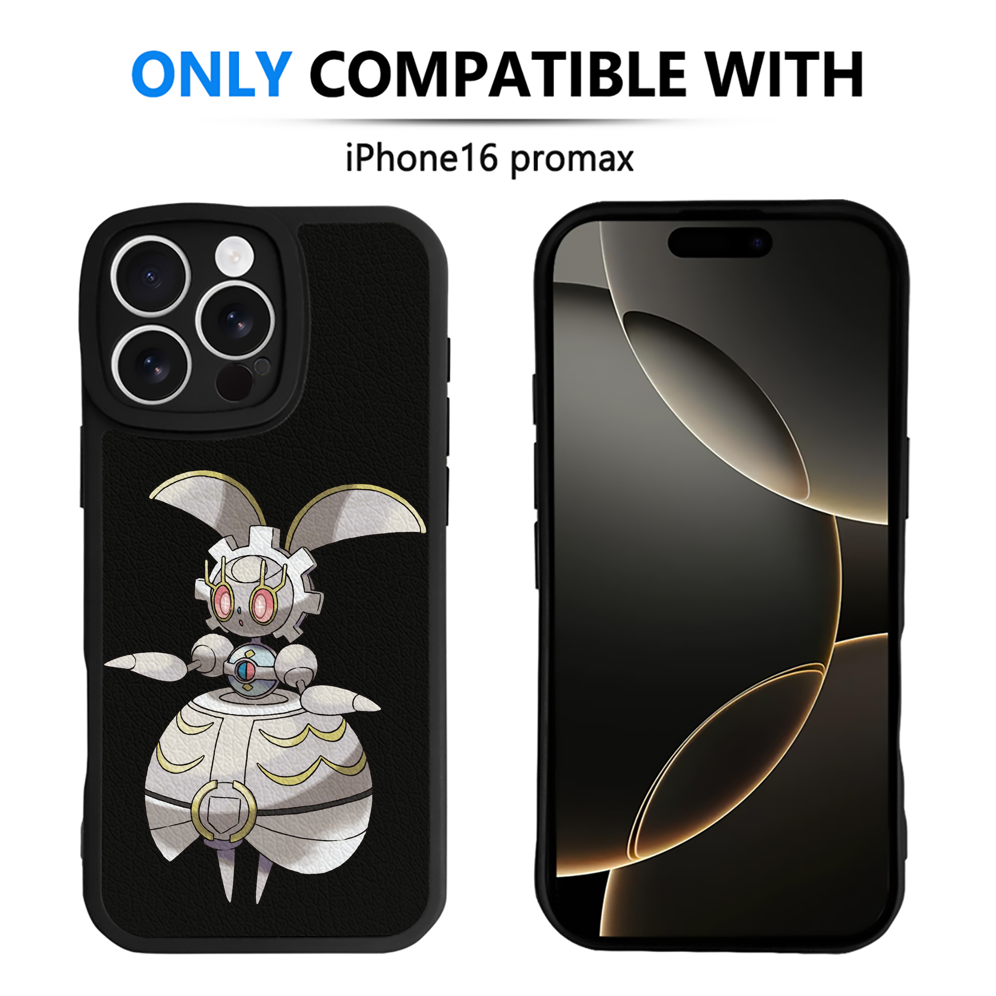 （画像用） ポケットモンスター Pokémon 【iPhone 16シリーズ対応】シリコンスマホケース（レザー調） 材質：シリコン